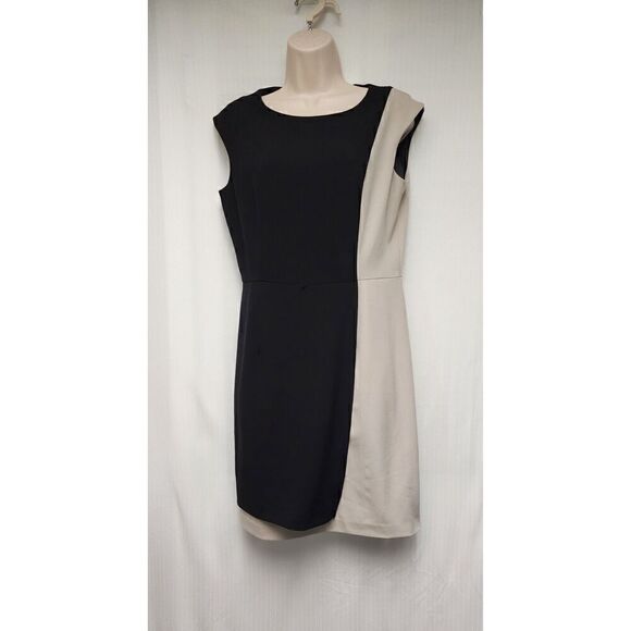 Marvin Richards Color Block Knee-Length Sheath Dress Size 8 - Picture 4 of 8